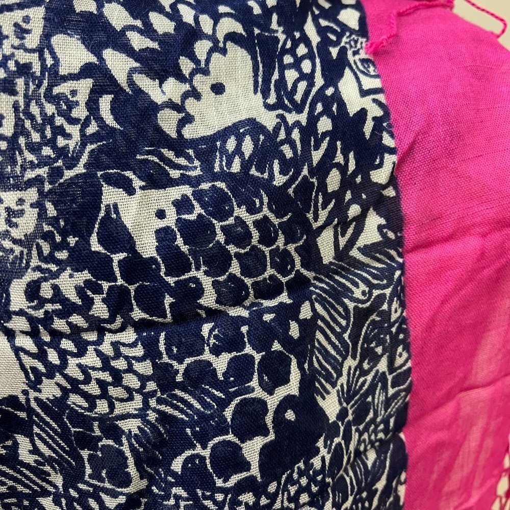 NEW Lilly Pulitzer for Target - Upstream Scarf 20th anniversary Fish - Picture 10 of 10